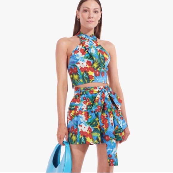 STAUD Tops - NWT Staud Kai Top in Abstract Floral - 8